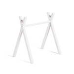 Maralis Детская напольная вешалка-вигвам из массива бука с белой отделкой