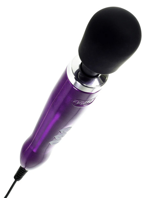 Мощный фиолетовый вибратор-вонд 37см Doxy Die Cast Extra Powerful Massage Wand Vibrator Purple