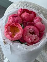 Букет из пионов сорта Корал Шарм 5 шт