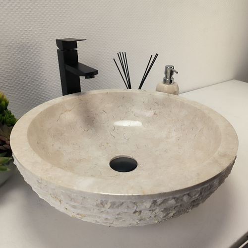 Раковина из мрамора Bowl Cream Marmo BM-62919 45*45*15 97
