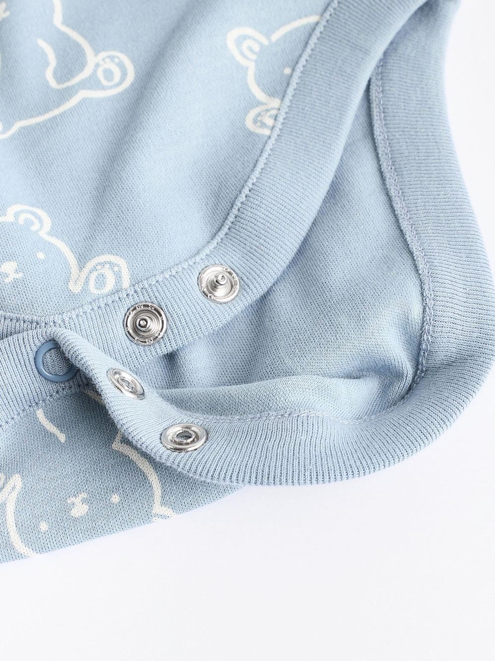 Боди с коротким рукавом для малышей Next N27-279, 5 шт., Молочный, Голубой