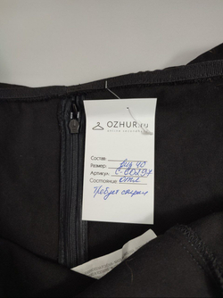 Платье черное открытое 40 размер