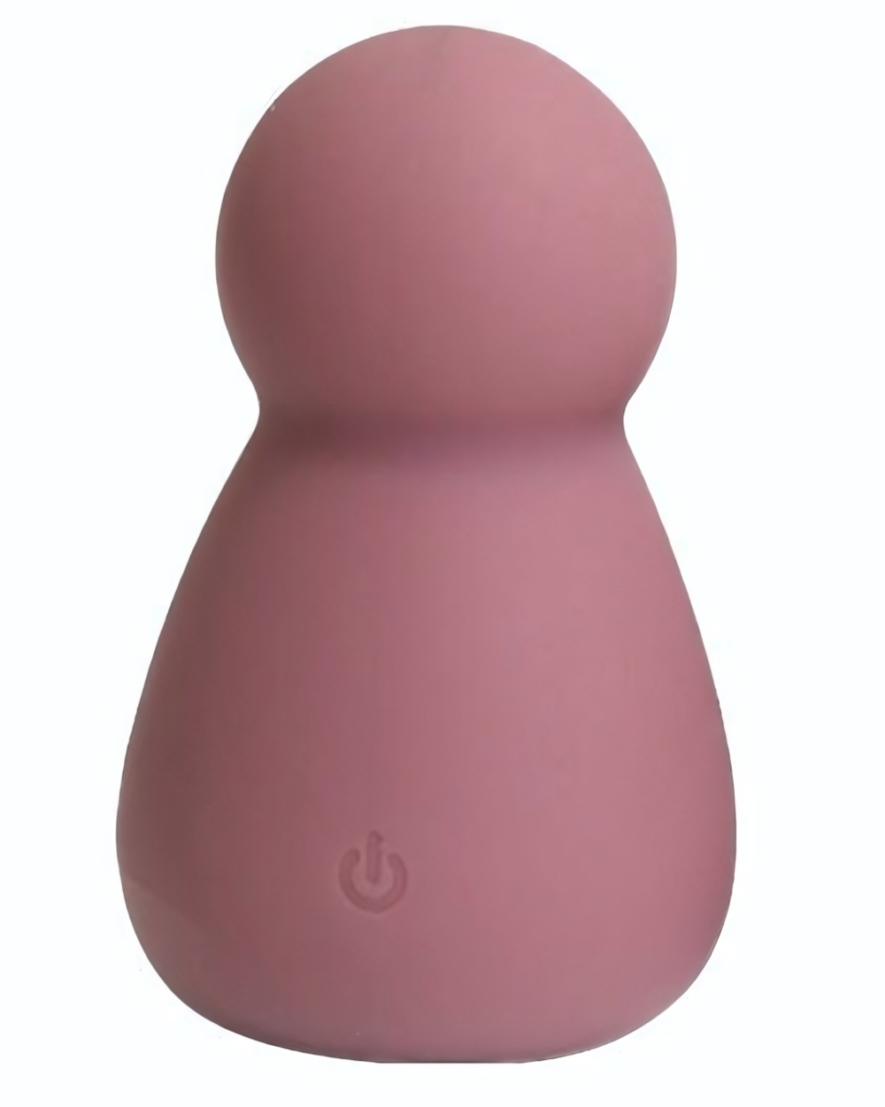 Грязно-розовый перезаряжаемый вибратор Bubble - 7,8 см. (Цвет: грязно-розовый)