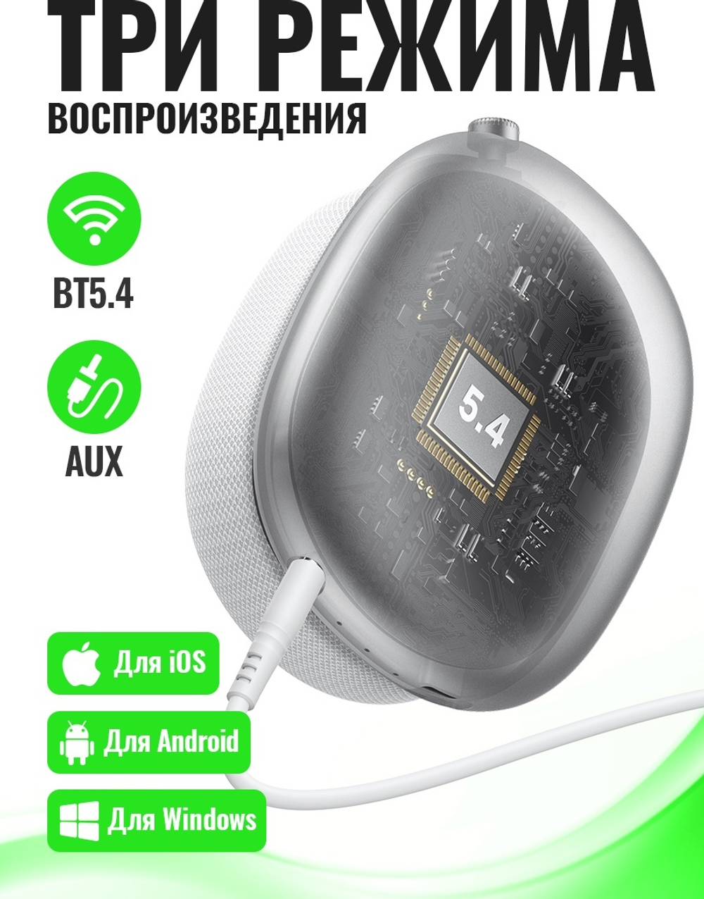 Наушники Hoco W65 Plus белый