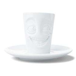 Кофейная пара Joking, 80 мл, белая