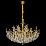 Citilux RITZ CL310122 Люстра хрустальная подвесная Золото
