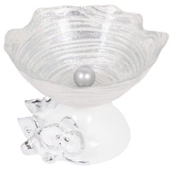 Фруктовница-конфетница Орхидея Лайм Серебро