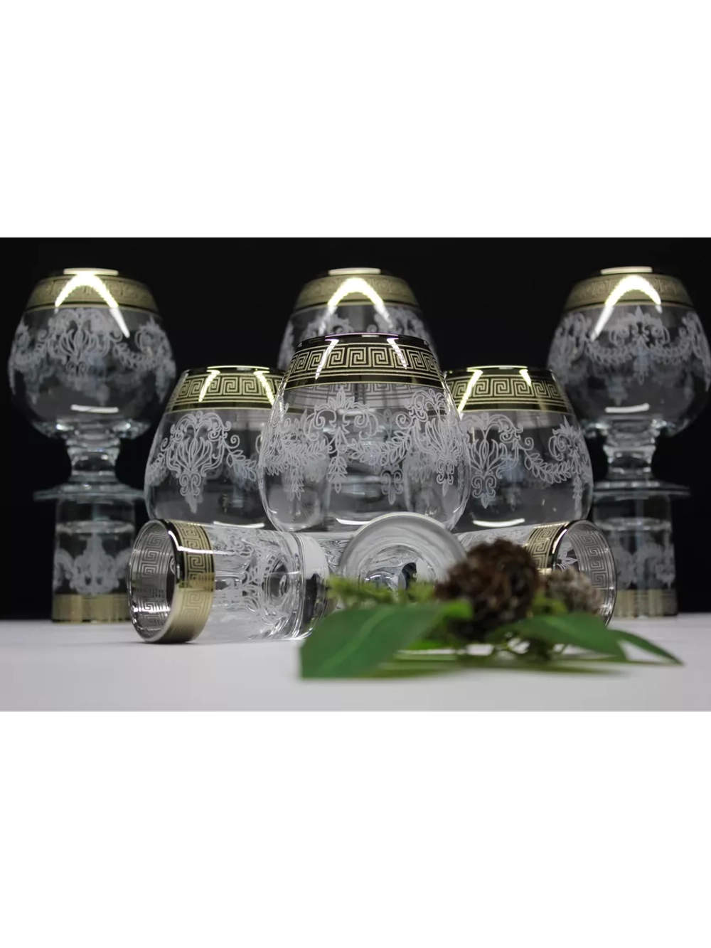 Подарочный набор фужер и стопки