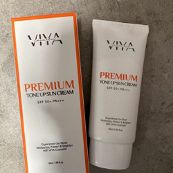 VIYA Солнцезащитный крем Premium Tone Up Sun Cream SPF50