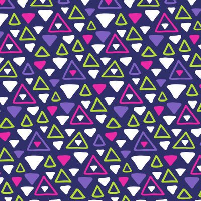 Buy interior fabric Minimalism geometry figure triangle purple