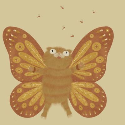 Котик-бабочка