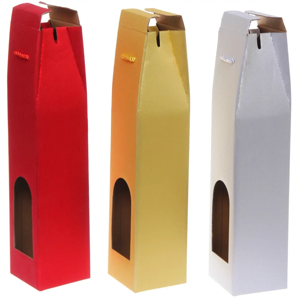 Пакет под бутылку «Откровение» 9*35*9 см, микс