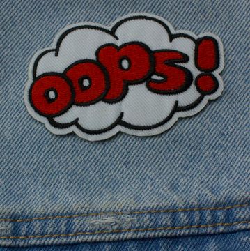 Нашивка на рюкзак и на одежду. Oops