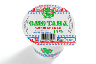 Сметана 15% Мокшанская, 0,2