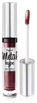 Жидкие тени для век LuxVisage METAL HYPE Liquid Eyeshadow - 12 Мерцающий гранат