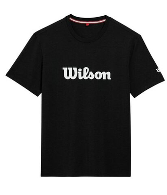 Мужская теннисная футболка Wilson Team Graphic - черный