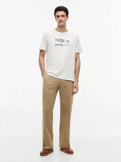 Футболка Tommy Hilfiger Multi-Flag Logo Ivory Petal