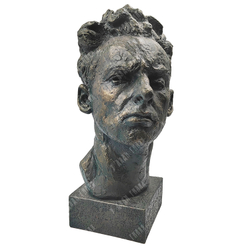 Динес Ю. С. Скульптурный автопортрет. Стекловолокно. Модель 1953