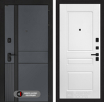 Входная дверь Лабиринт EVOLAB - 03 Белый софт