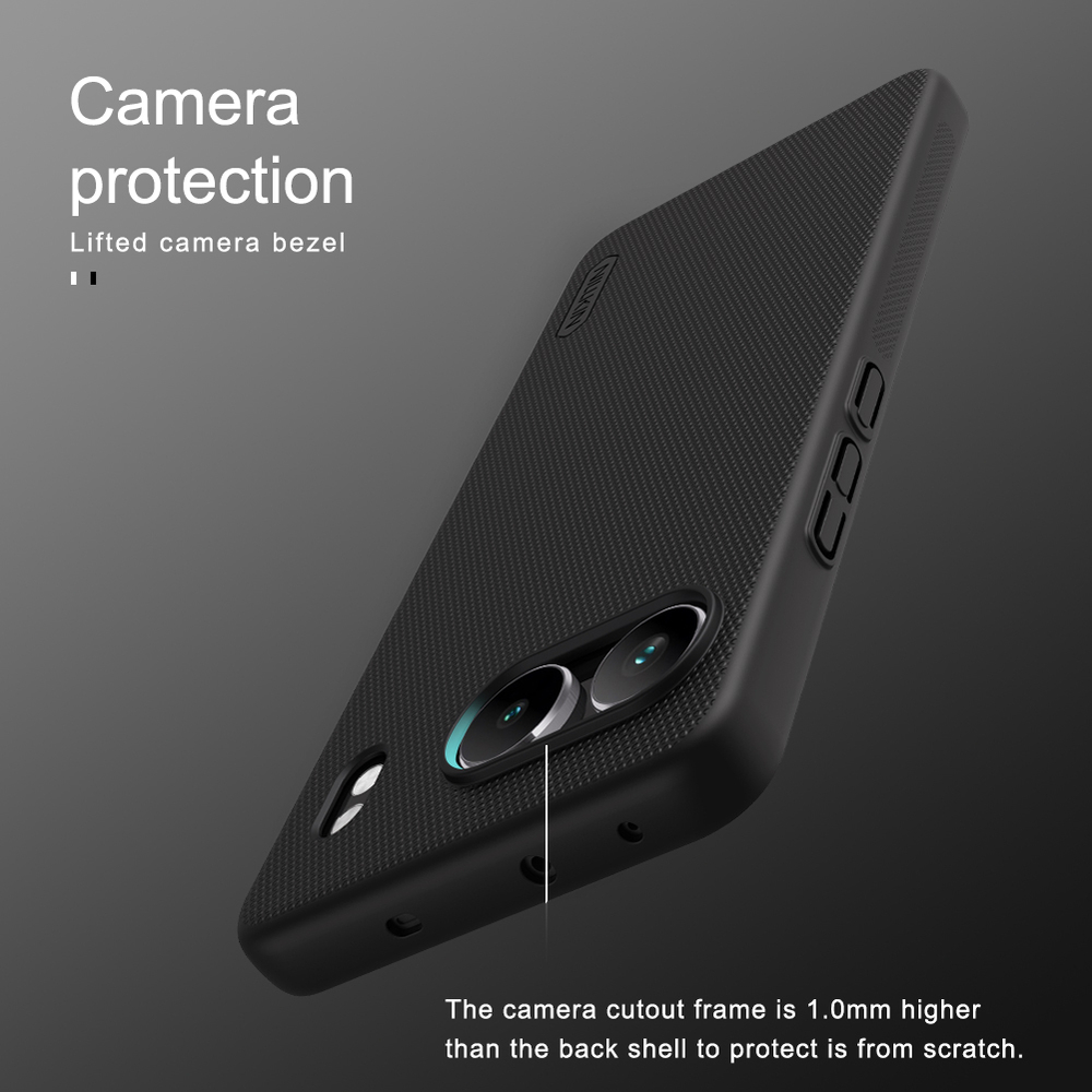 Тонкий жесткий чехол от Nillkin для смартфона OnePlus Nord 4 5G, серия Super Frosted Shield