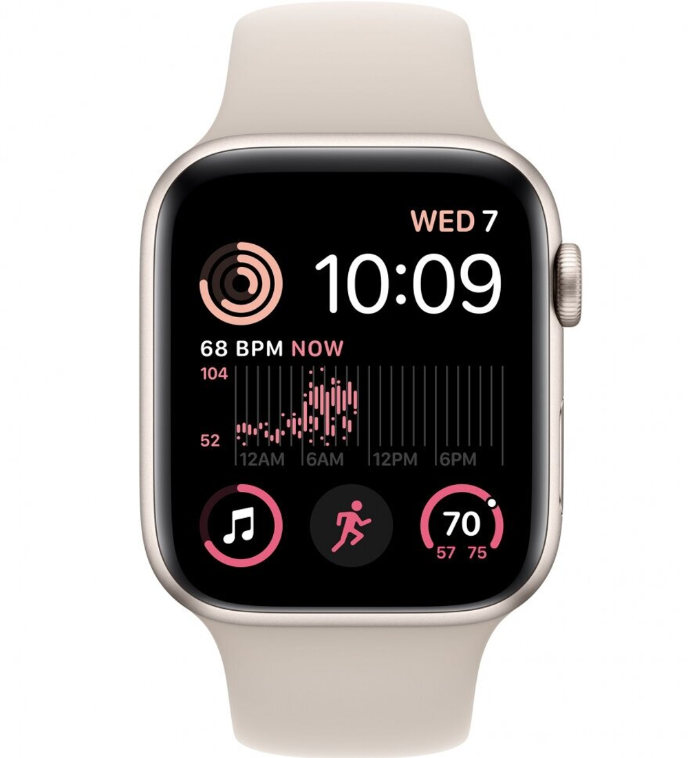 Умные часы Apple Watch SE (Gen 2) 40mm Starlight Al Star SB M/L GPS (MR9V3)