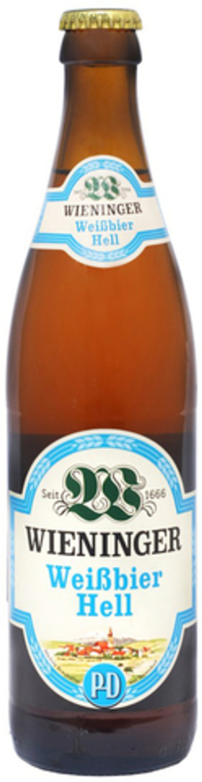 Пиво Винингер Вайсбир Хель / Wieninger Weisbier Hell 0.5 - стекло