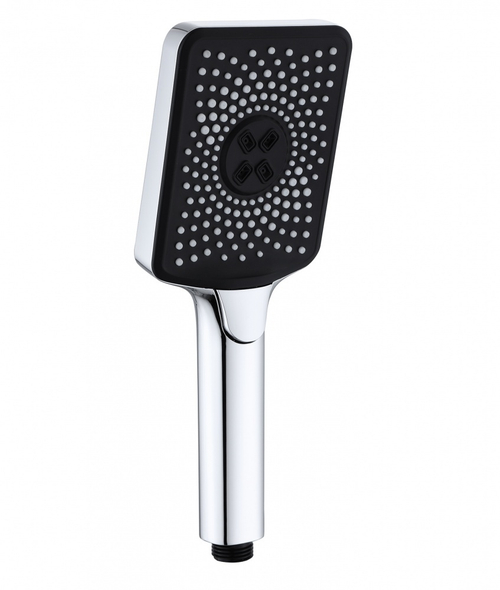 3022 Лейка для душа, хром 10*26.5см (3-функций, кнопка) HANSEN (50/1шт)