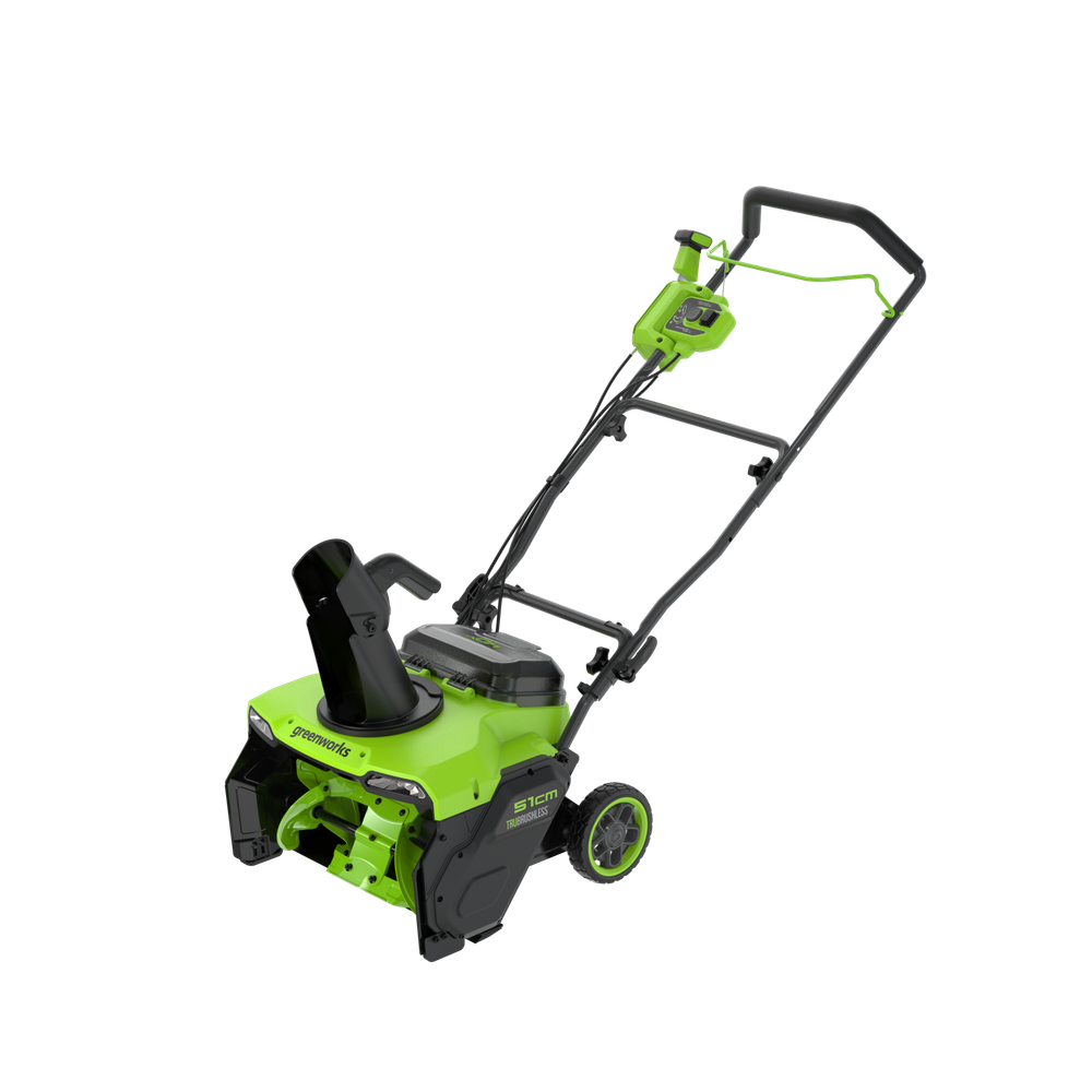 Снегоуборщик аккумуляторный бесщеточный Greenworks GD40STX2, 40V, 51 см, с 1хАКБ 4 Ач и ЗУ (2603407UB)