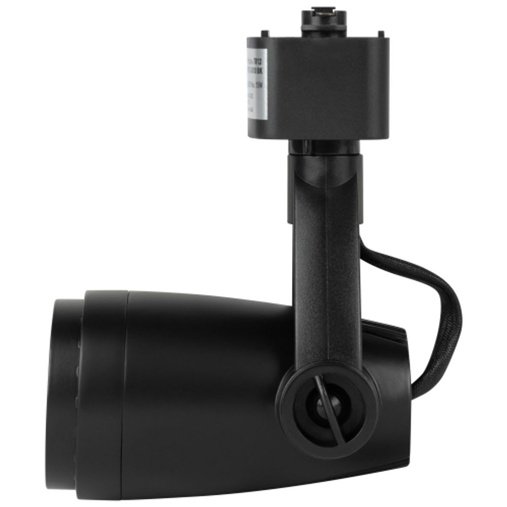 Трековый светильник однофазный ЭРА Taper TR12-GU10 BK под лампу GU10 черный | Однофазные светильники под лампу