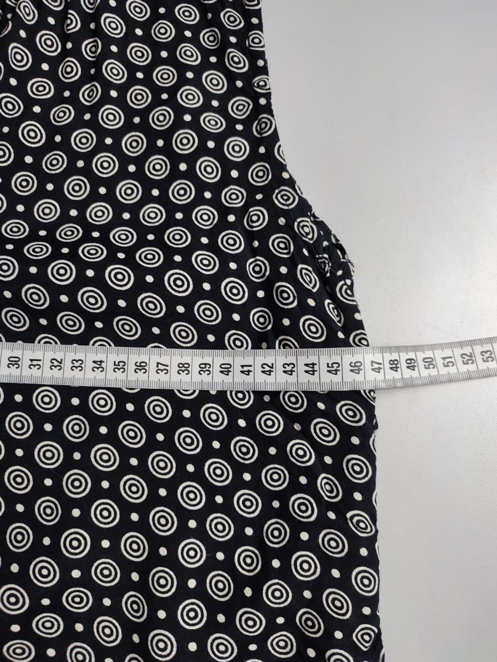 Блузка с интересным рисунком из вискозы 44 размер