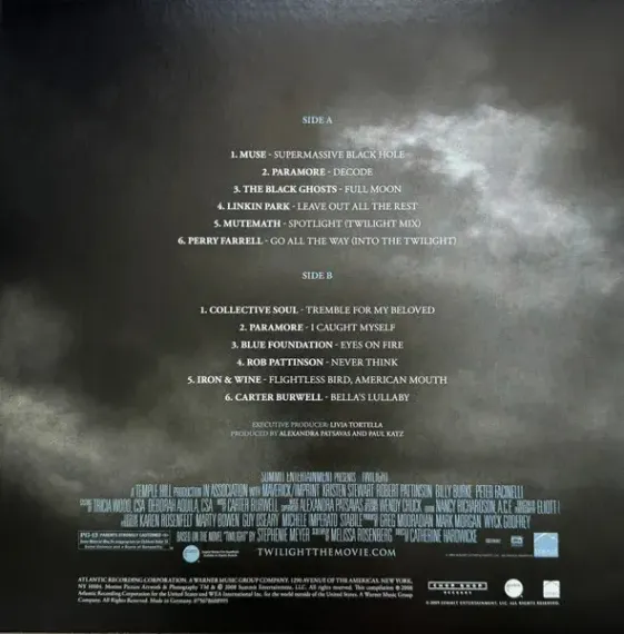 Various – Twilight - Original Motion Picture Soundtrack - Coloured Mercury LP