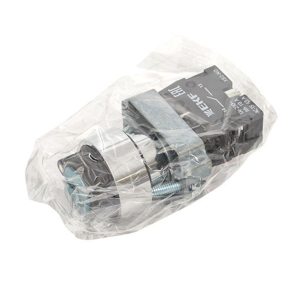 Переключатель BG61 2P с замком (возврат.) EKF xb2-bg61