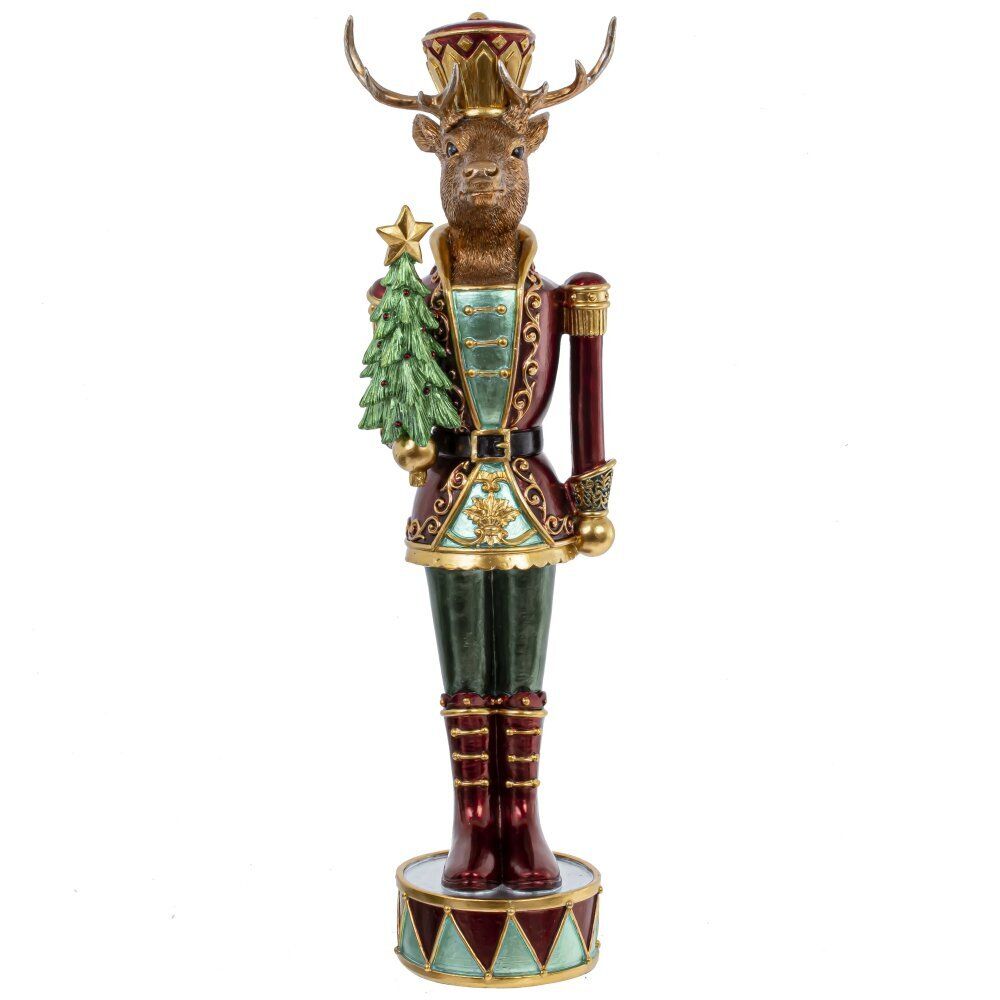 GAEM Фигурка декоративная "Солдатик-олень", L11 W9 H41 см