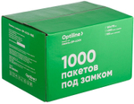 Пакет ПВД с замком Zip-Lock Optiline, 120х170 мм, 100 штук в упаковке