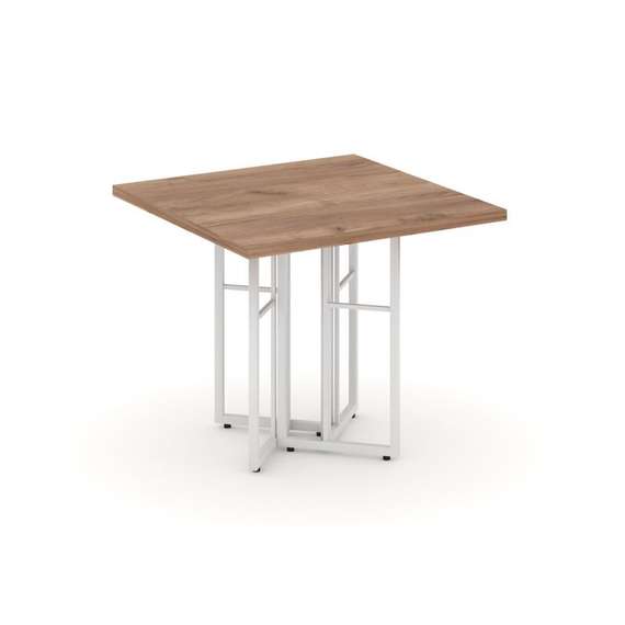 Rift Direct Стол журнальный RF.SJ-001 Дуб Табак/Металл Белый 680*680*580