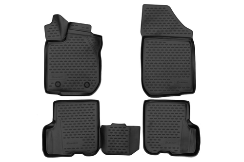 Коврики в салон для RENAULT Logan II 2012 - 2018, 4шт. (полиуретан) ELEMENT3DA29780210K