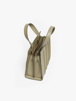 MaxMara Маленькая кожаная сумка Whitney, зеленый