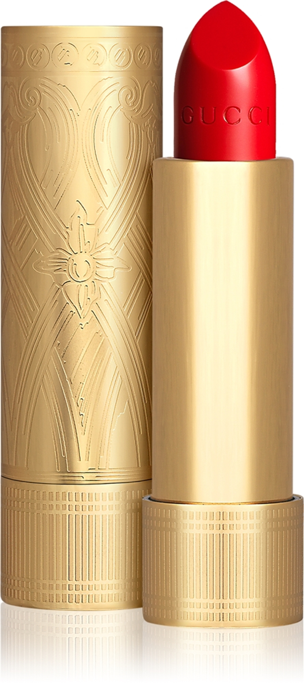 Gucci Gucci Beauty Rouge a Levres Satin Lipstick - Бархатная помада оттенок 500 Odalie Red, 3 g