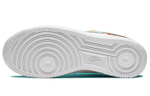 Кроссовки Nike Air Force 1 White Aqua Clay (Женская размерная сетка)