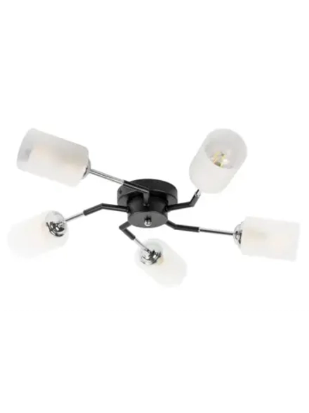 Люстра потолочная E27х5х60W хром