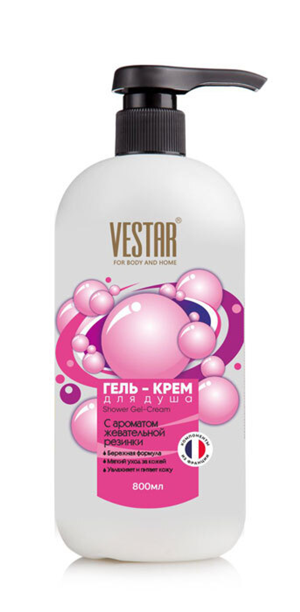 Гель-крем для душа С ароматом жев.резинки 0,8л