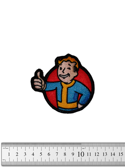 Шеврон Vault Boy вышивка