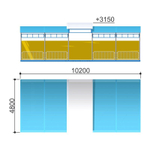 Веранда Romana 301.10.00 (без дополнительного декора)