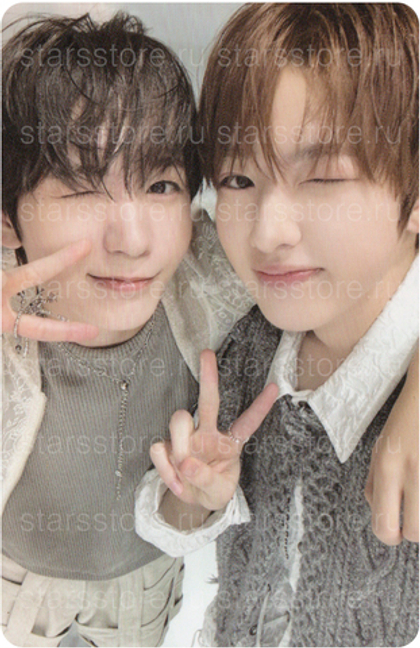 Фотокарта Ryo & Sakuya NCT WISH - CONCERT TOUR: OUR WISH TRADING CARD