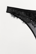 Танга из кружевной сетки - ZARA