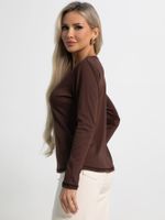 Блуза Новелла (шоколад) Б15492-24М LT Collection
