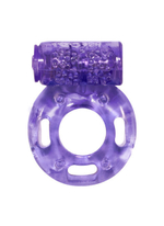 Эрекционное кольцо с вибрацией Rings Axle-pin purple (Цвет: фиолетовый)