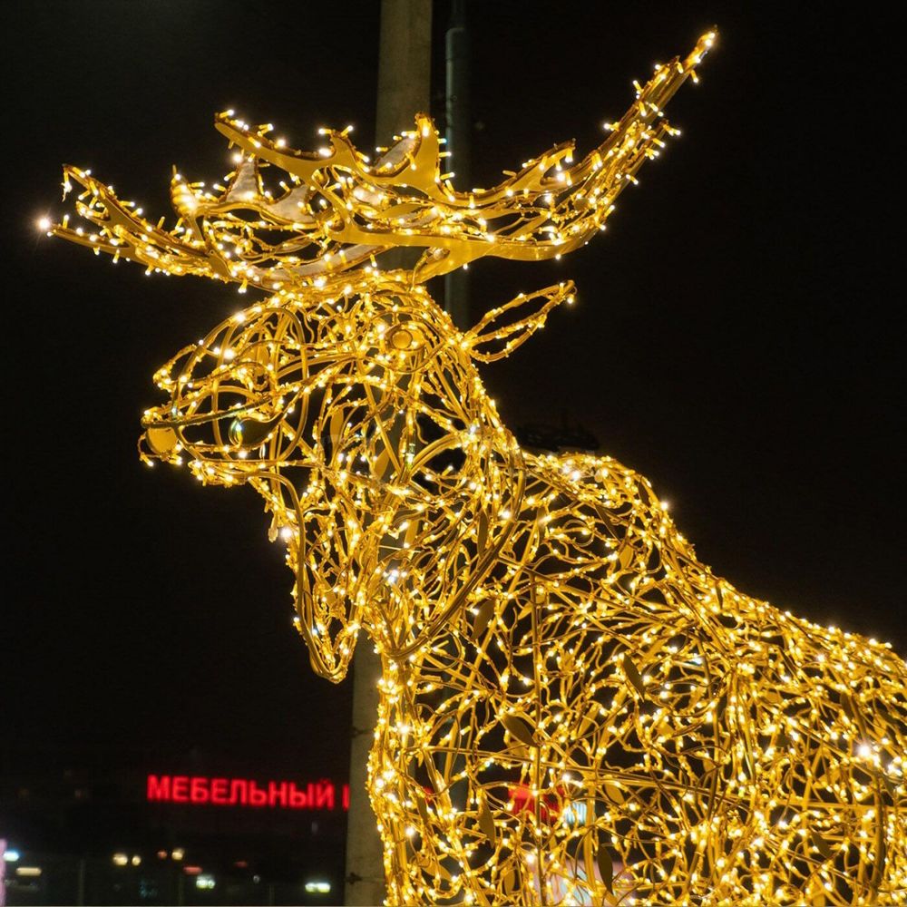 Светодиодная фигура "Лось"