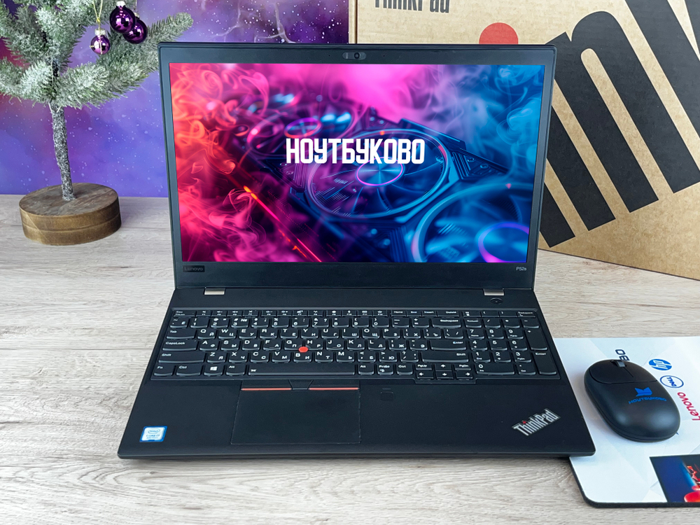 Ноутбук Intel Lenovo ThinkPad P52s, Core i7-8550U, 15.6",FHD, IPS, Touch, 8 Gb RAM, 256 Gb SSD, Quadro P500, Windows Pro, Чёрный, Русская раскладка
