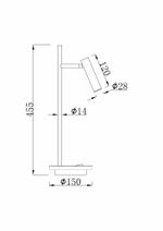 Настольный светильник Maytoni Z010TL-L8W3K